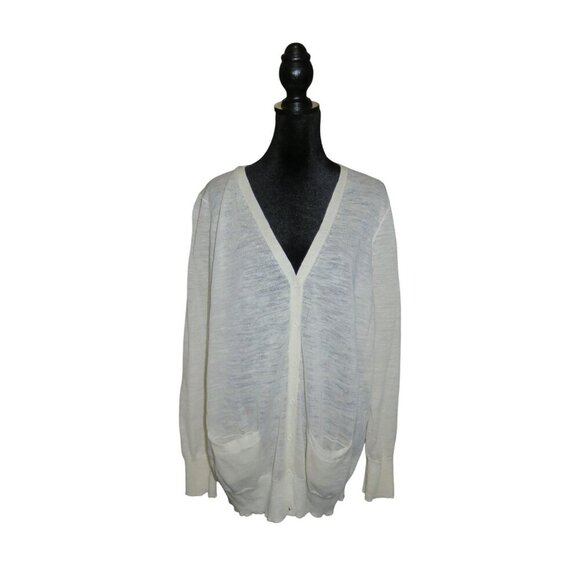J Crew Long Sleeve Button Up lightweight sweater - Picture 1 of 5